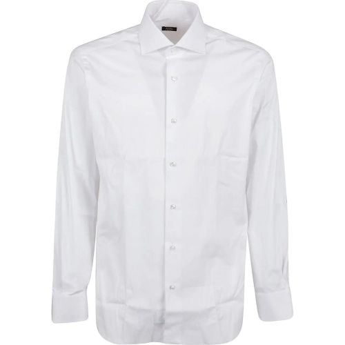 Neck Shirt White - Größe 41 - Barba Napoli - Modalova