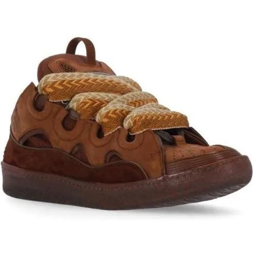 Sneakers - Brown Leather Sneakers - Gr. 42 (EU) - in - für Damen - Lanvin - Modalova