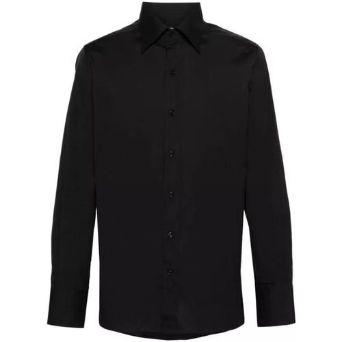 Black Slim Fit Poplin Shirt - Größe 39 - black - Tom Ford - Modalova