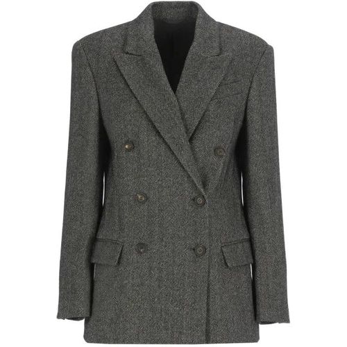 Wool Double-Breasted Jacket - Größe 40 - BRUNELLO CUCINELLI - Modalova