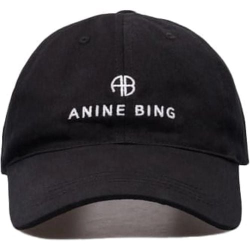 Caps & Mützen - Cap black logo - Gr. ONE SIZE - in - für Damen - Anine Bing - Modalova