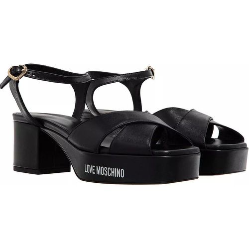 Sandalen - Rubber Logo - Gr. 38 (EU) - in - für Damen - Love Moschino - Modalova