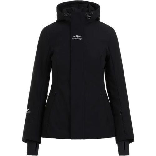 Black Ski Hourglass Parka - Größe 34 - Balenciaga - Modalova