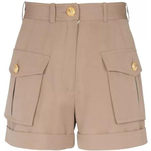 Cargo Shorts Beige - Größe 40 - brown - Balmain - Modalova