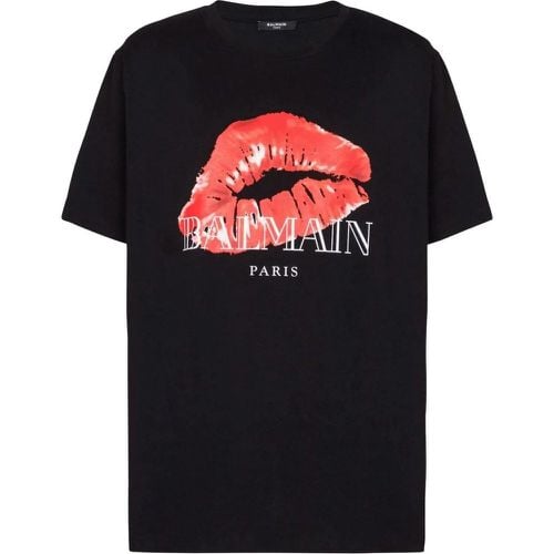 T-shirts and Polos Black - Größe M - Balmain - Modalova