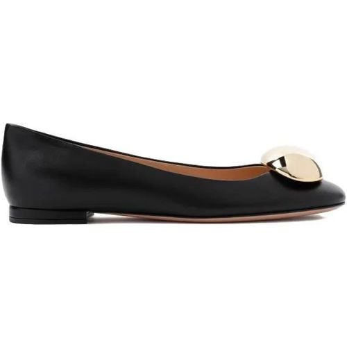 Loafer - Black Nappa Leather Ballerina - Gr. 36 (EU) - in - für Damen - Gianvito Rossi - Modalova