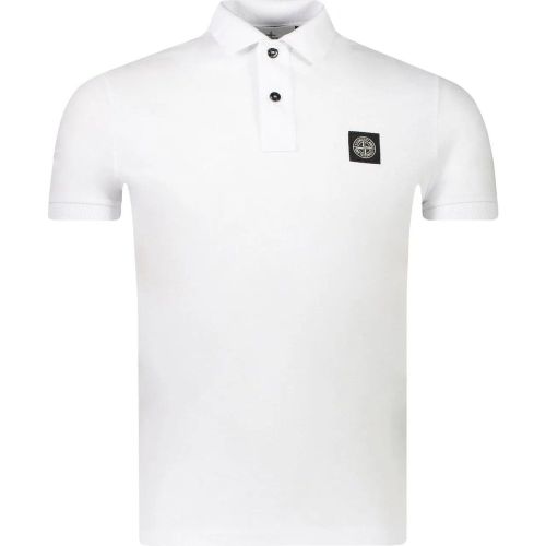 Polo Wit - Größe M - Stone Island - Modalova