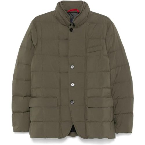 Olive Green Quilted Padded Coat - Größe XL - Fay - Modalova