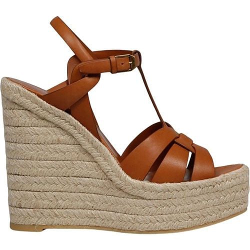 Sandalen - Platform Espadrilles Sandals - Gr. 37,5 (EU) - in - für Damen - Saint Laurent - Modalova