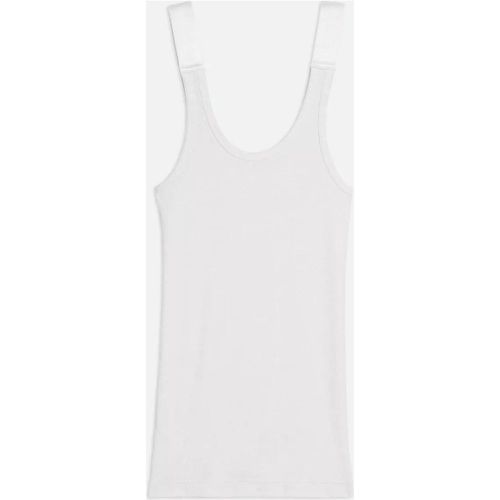 Weißes Tanktop mit Gurtdetails - Größe L - multi - Helmut Lang - Modalova