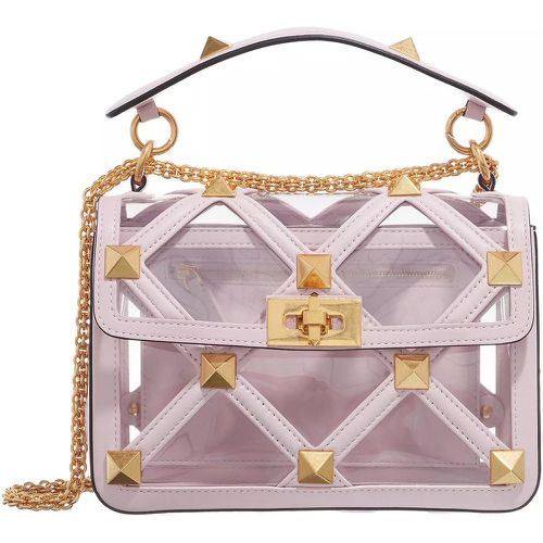 Crossbody Bags - Roman Stud Medium Satchel Bag - Gr. unisize - in Gold - für Damen - Valentino Garavani - Modalova