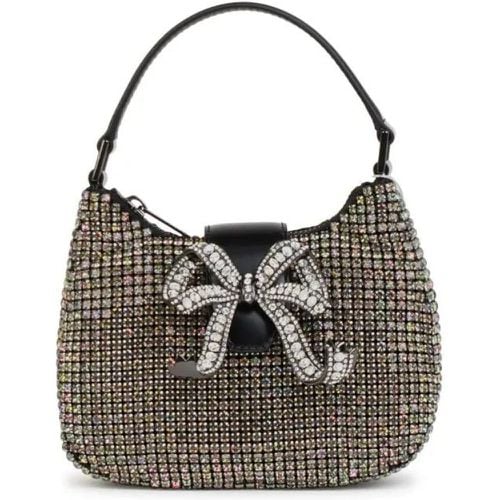 Crossbody Bags - Rhinestone' Silver Polyester Handbag - für Damen - self-portrait - Modalova