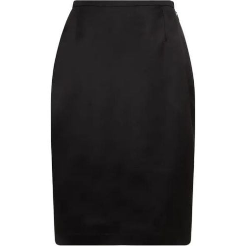 Black Viscose Pencil Skirt - Größe 36 - Saint Laurent - Modalova