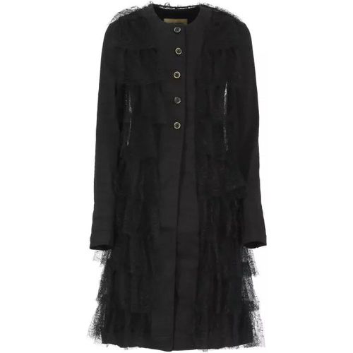 Black Linen Coat - Größe M - black - Uma Wang - Modalova