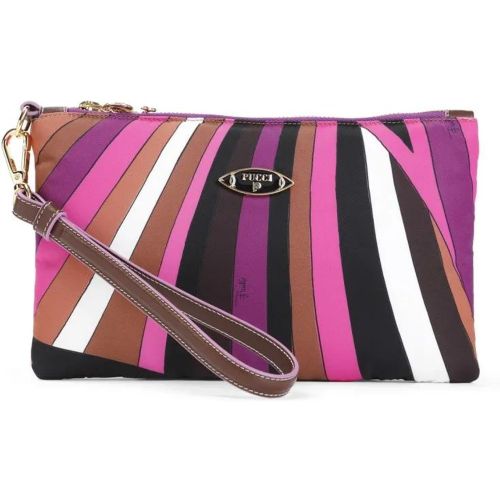 Clutches - Yummy Fuxia And Brown Polyamide Clutch - Gr. unisize - in - für Damen - Pucci - Modalova