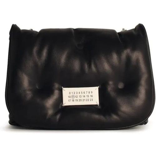 Shopper - Glam Slam' Black Leather Crossbody Bag - Gr. unisize - in - für Damen - Maison Margiela - Modalova