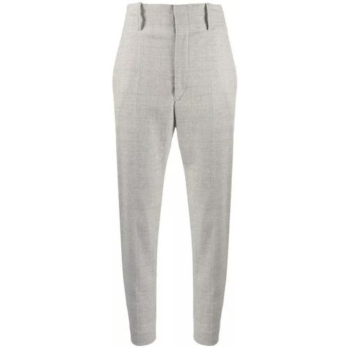 Checkered Tailored Trousers - Größe 40 - gray - Etoile Isabel Marant - Modalova