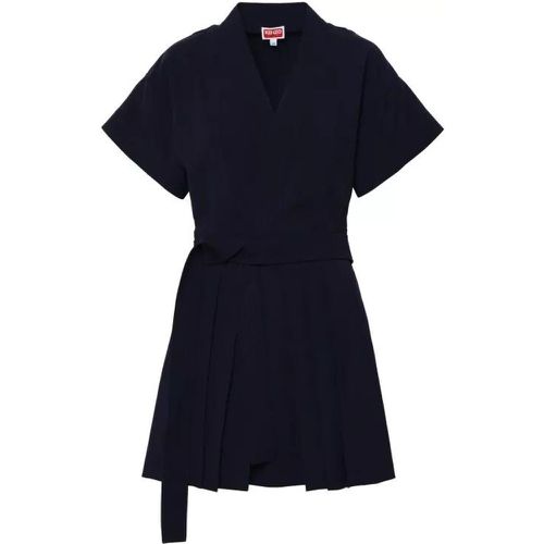 Black Short Sleeve Dress - Größe 38 - black - Kenzo - Modalova