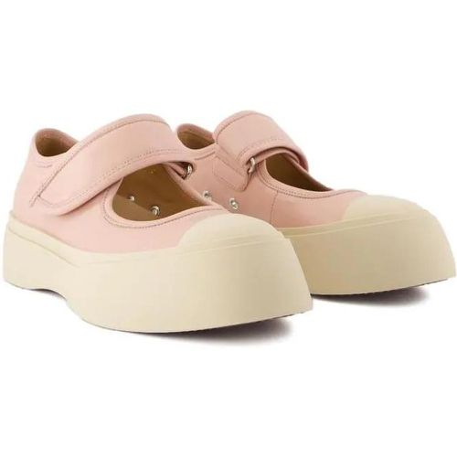 Sneakers - Mary Jane Sneakers - Leather - Gr. 38 (EU) - in Rosa - für Damen - Marni - Modalova