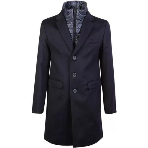 Detachable Bib Coat - Größe 56 - blau - Herno - Modalova