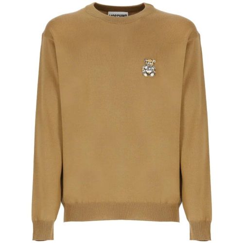 Brown Teddy Bear Sweater - Größe 52 - Moschino - Modalova