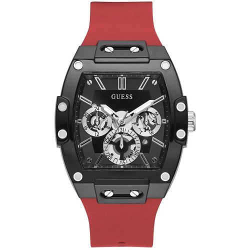 Uhren - Quarz-Analoguhr Phoenix - Gr. unisize - in Rot - für Damen - Guess - Modalova