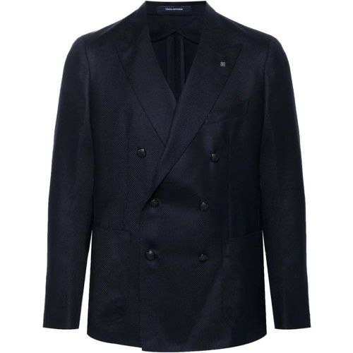 Navy Blue Montecarlo Jacket - Größe 48 - Tagliatore - Modalova