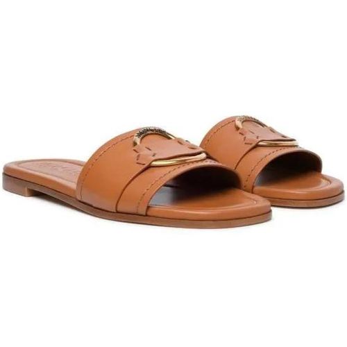 Sandalen & Sandaletten - Bell' Slippers In Caramel Leather - Gr. 35 (EU) - in - für Damen - Moncler - Modalova