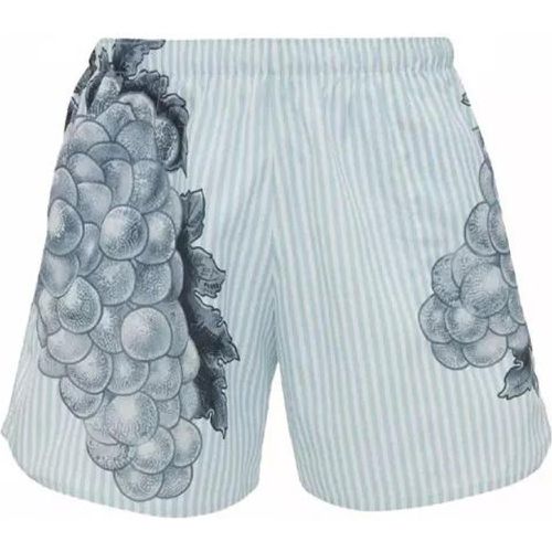 Graphic-Print Striped Swim Shorts - Größe M - blue - J.W.Anderson - Modalova