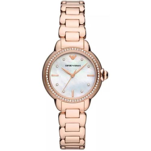 Uhr - Three-Hand Stainless Steel Watch - Gr. unisize - in - für Damen - Emporio Armani - Modalova