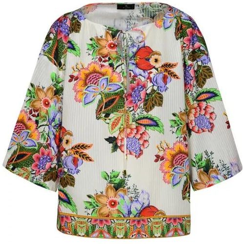 Multicolored Silk Blend Shirt - Größe 38 - multi - ETRO - Modalova