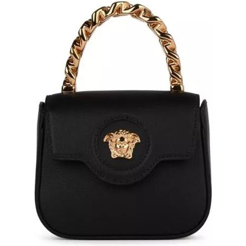 Crossbody Bags - La Medusa' Black Leather Mini Bag - Gr. unisize - in - für Damen - Versace - Modalova