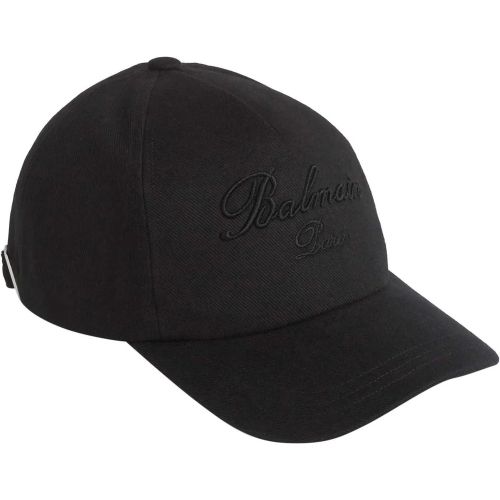 Caps & Mützen - Embroidered Cotton Cap - Gr. ONE SIZE - in - für Damen - Balmain - Modalova