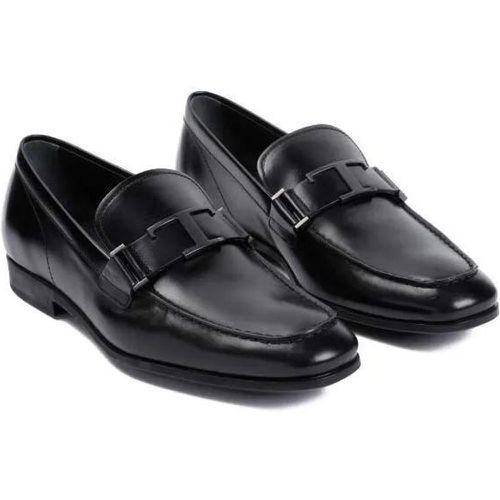 Loafers & Ballerinas - Black Polished Leather Loafers - Gr. 8 - in - für Damen - TOD'S - Modalova