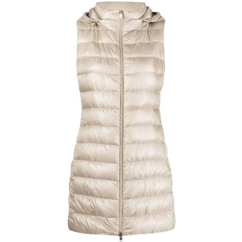 Padded And Quilted Vest - Größe 46 - beige - Herno - Modalova