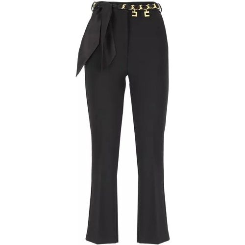 Crepe Pants - Größe 44 - Elisabetta Franchi - Modalova