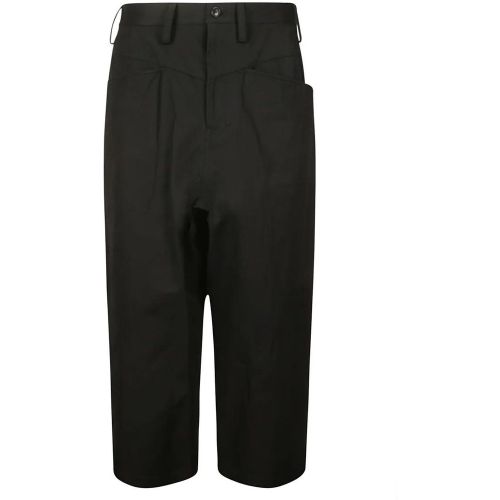 Cotton Trousers With High Waist - Größe 1 - Yohji Yamamoto - Modalova