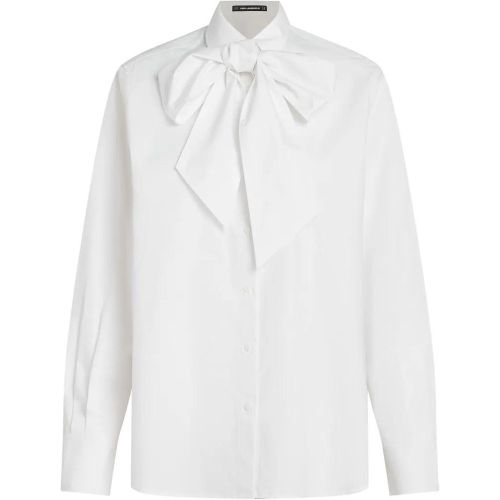 KARL DNA Hemd mit Schleife - Größe 38 - Karl Lagerfeld - Modalova