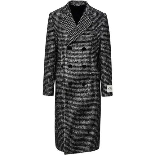 Patterned Coat - Größe 48 - black - Dolce&Gabbana - Modalova