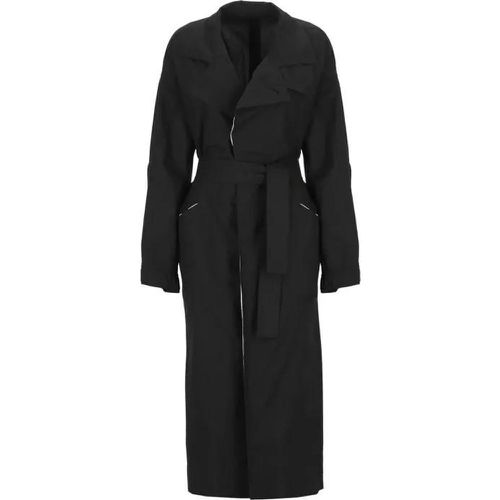 Black Cotton Coat - Größe S - black - Yohji Yamamoto - Modalova