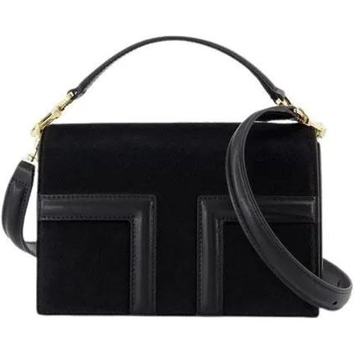 Crossbody Bags - Mini T-Flap Pony Hair Bag - Leather - Black - Gr. unisize - in - für Damen - TOTEME - Modalova