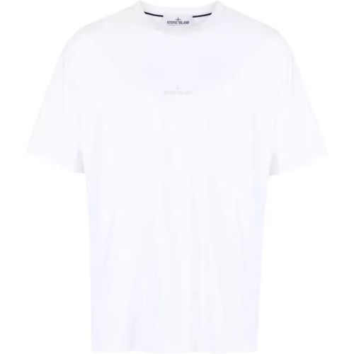 White Compass Print T-Shirt - Größe L - white - Stone Island - Modalova