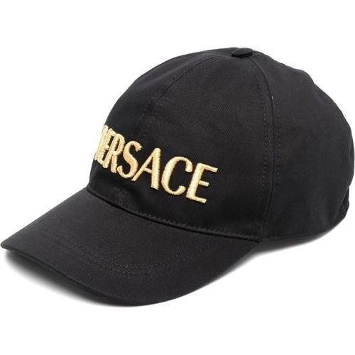 Gürtel - Embroidered Logo Baseball Cap - Gr. 58 - in - für Damen - Versace - Modalova