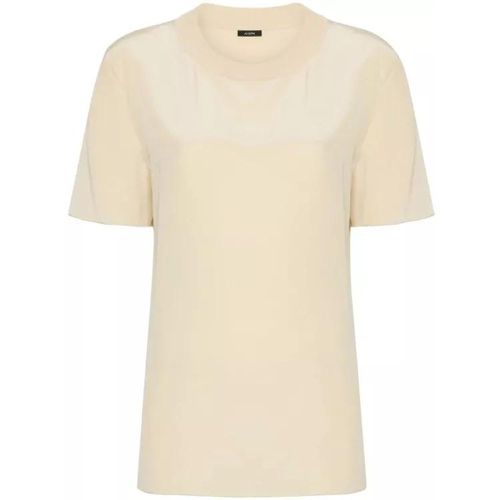 T-Shirt Soy Crepe Rubin Beige - Größe 38 - joseph - Modalova
