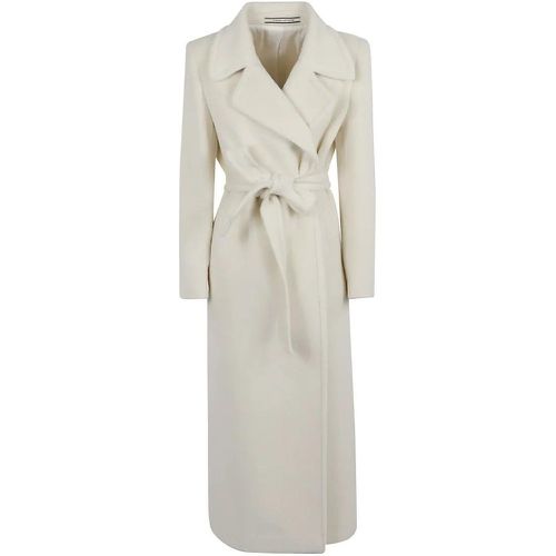 Chic White Alpaca Coat - Größe 38 - Tagliatore - Modalova