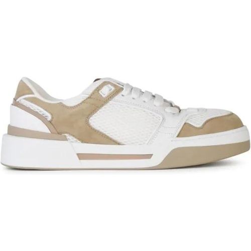 Low-Top Sneaker - New Roma' White Leather Sneakers - Gr. 40 (EU) - in - für Damen - Dolce&Gabbana - Modalova