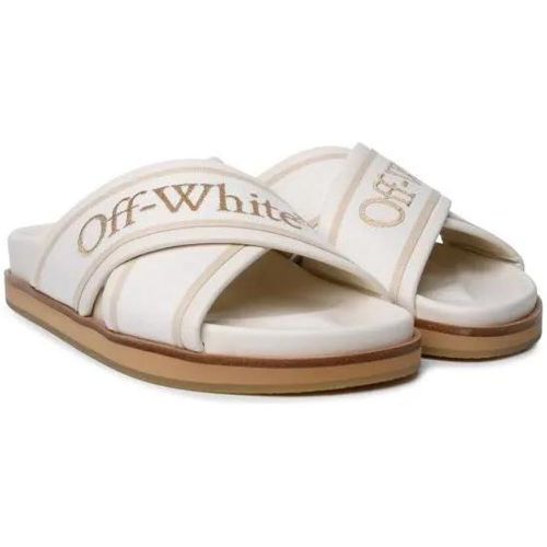 Sneakers - Cloud Criss Cross' Slippers In Beige Leather Blend - Gr. 39 (EU) - in - für Damen - Off-White - Modalova