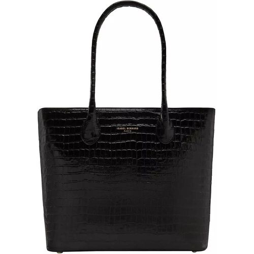 Tote - Honoré Lysanne Croco Black Calfskin Leather Should - Gr. unisize - in - für Damen - Isabel Bernard - Modalova