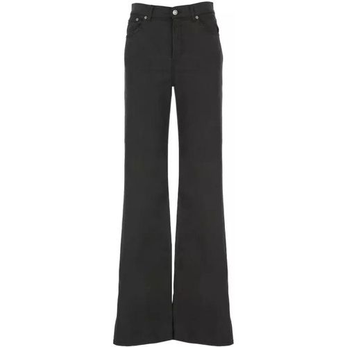 Black Cotton Blend Trousers - Größe 24 - black - Dondup - Modalova