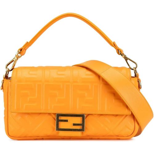 Shopper - Zucca Embossed Leather Baguette Satchel - Gr. unisize - in - für Damen - Fendi - Modalova